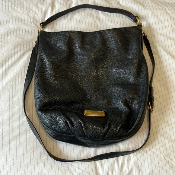 Marc By Marc Jacobs Textured Black Hobo Bag - Picture 1 of 8